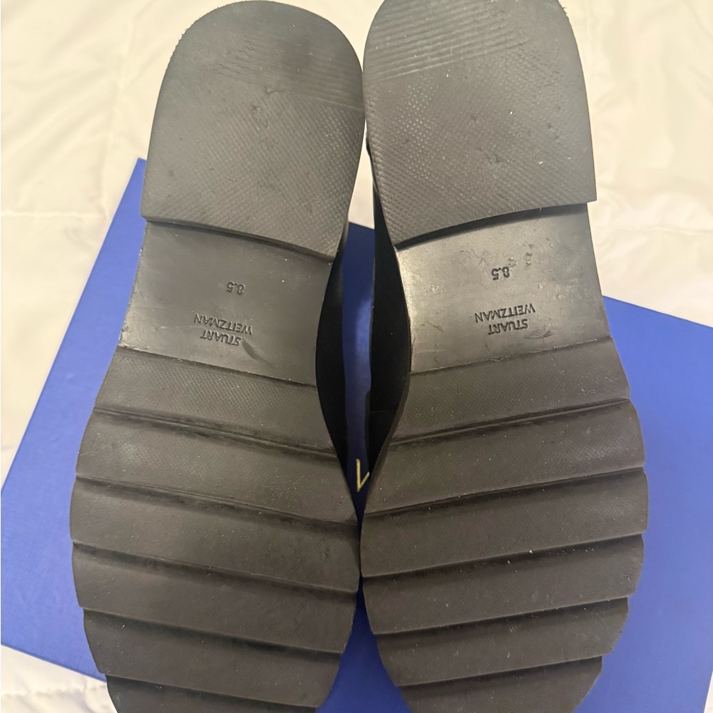 Stuart Weitzman Black Tassel Loafers - Picture 7 of 7